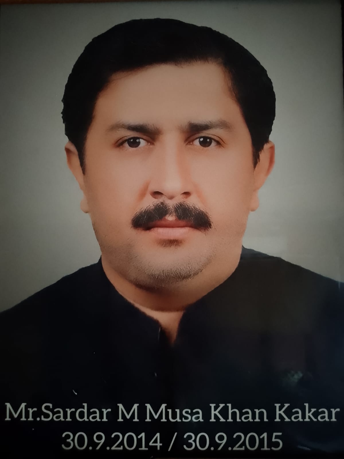 Mr. Sardar Musa Khan Kakar